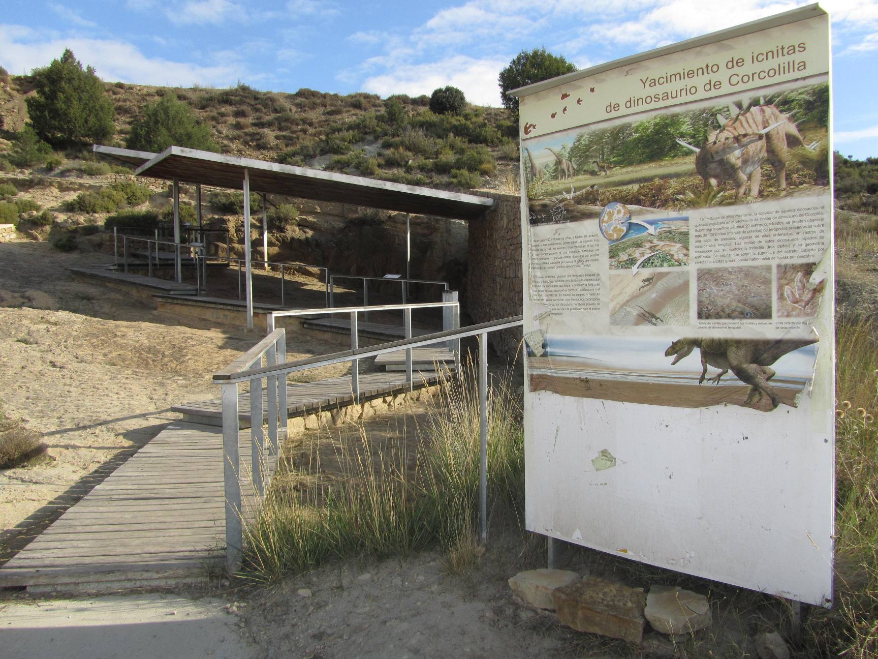 Yacimiento icnológico de Corcolilla