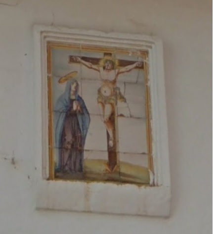 Image of Retaule Ceràmic de la Mare de Déu dels Dolors i Crist Crucificat